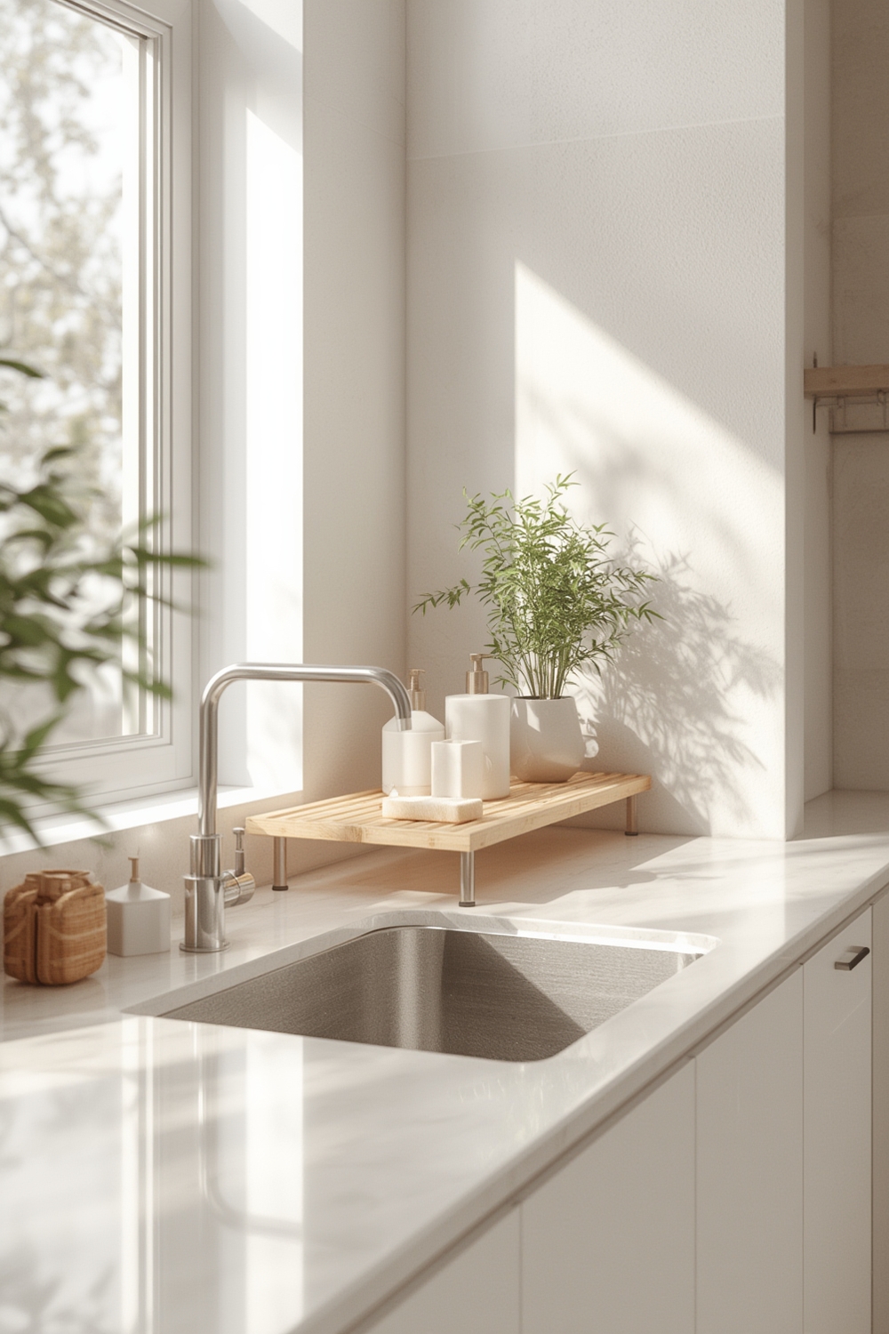 bamboo shelf product view