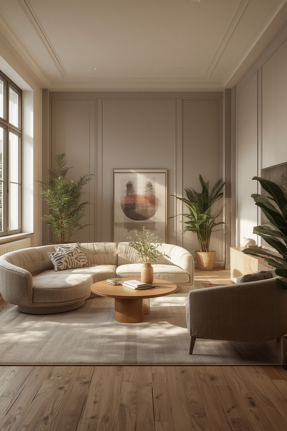 curved furniture small spaces - Illustration 1