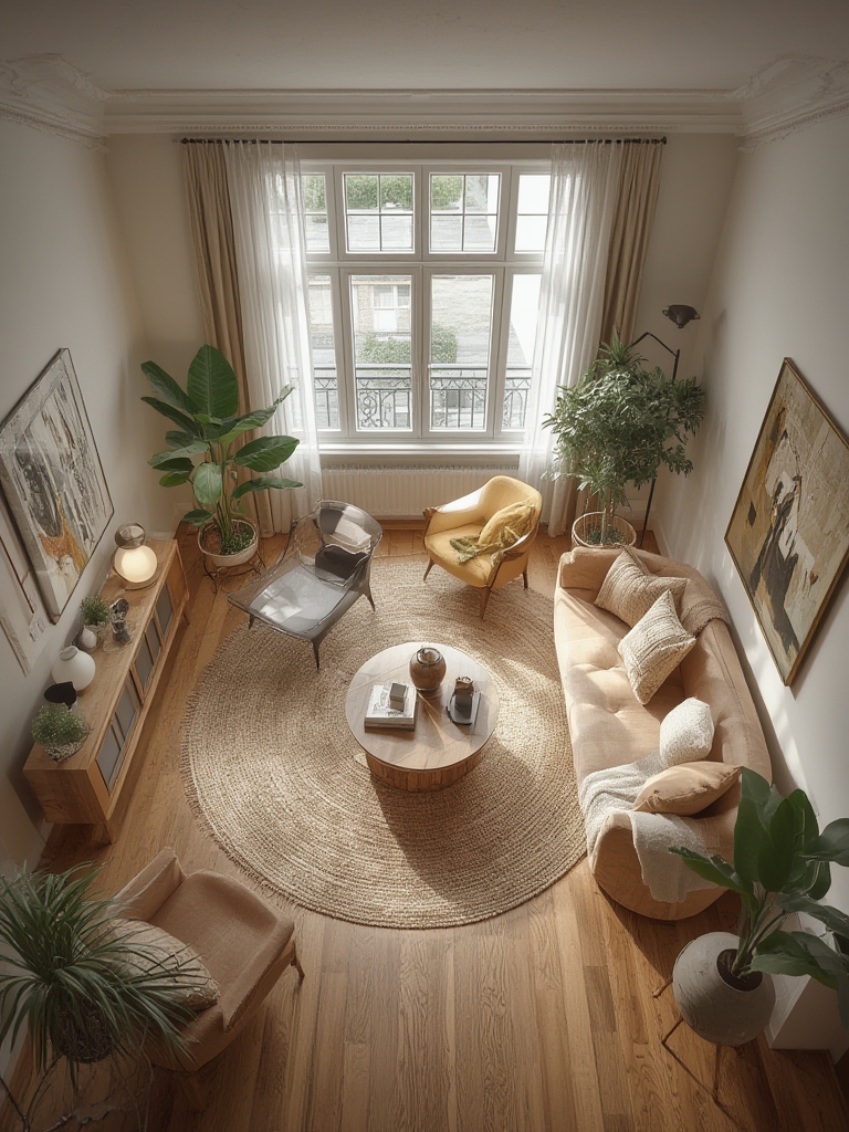 curved furniture small spaces - Illustration 3