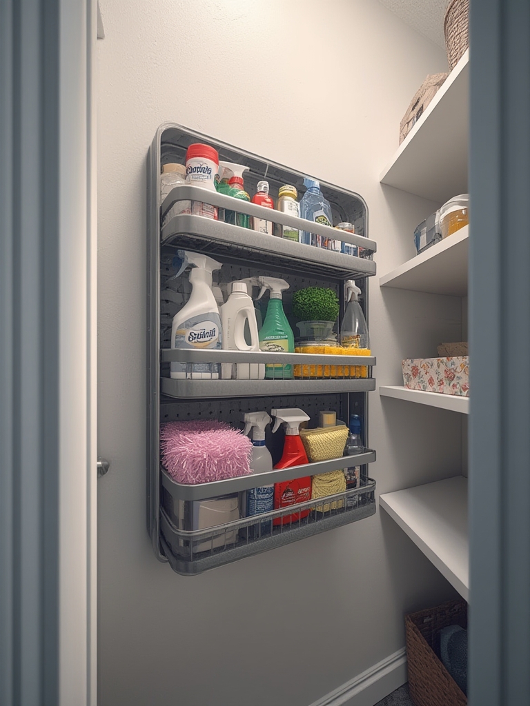 organizing caddy in action