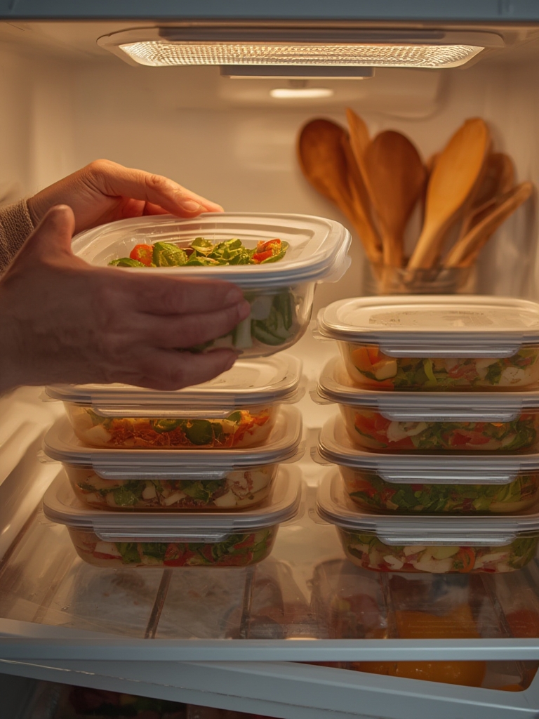 deli containers in action