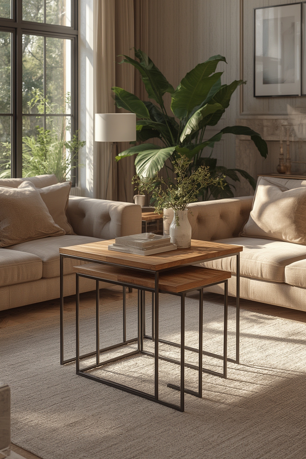 nesting tables space saving - Illustration 1