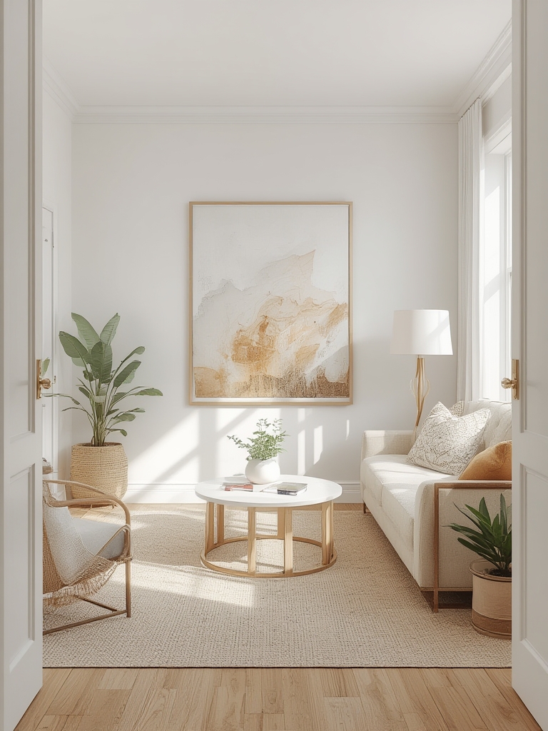 oversized wall art small room - Illustration 3