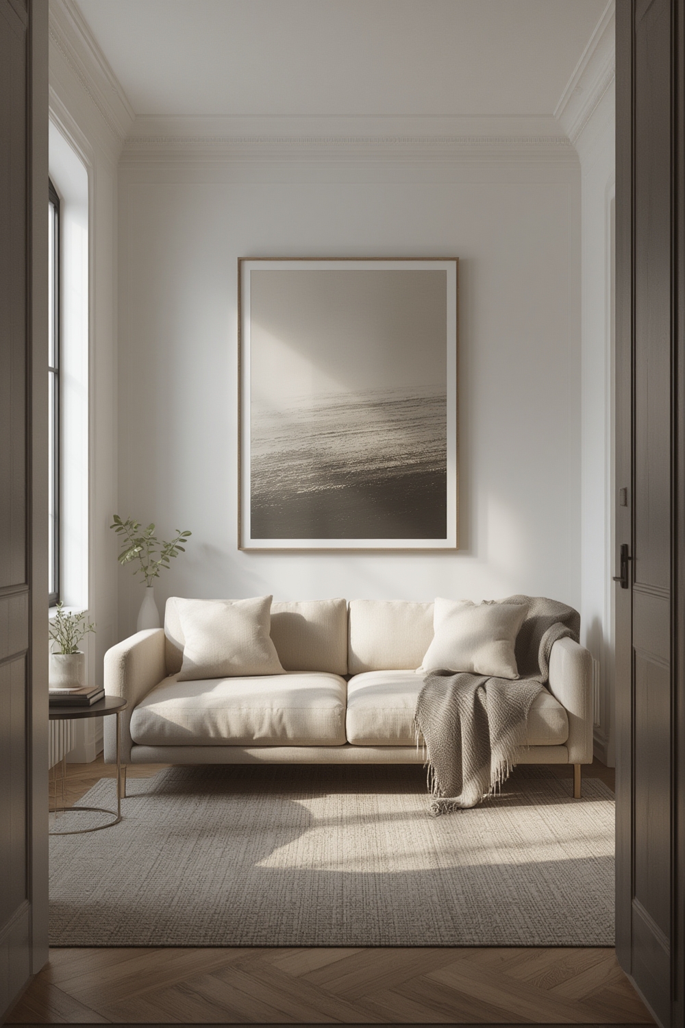 oversized wall art small room - Illustration 1