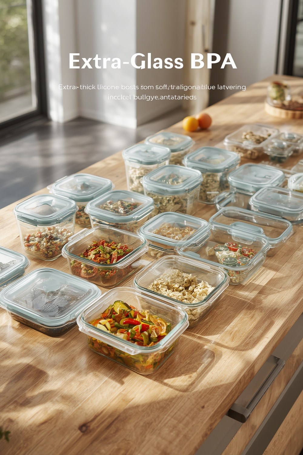 glass containers product view