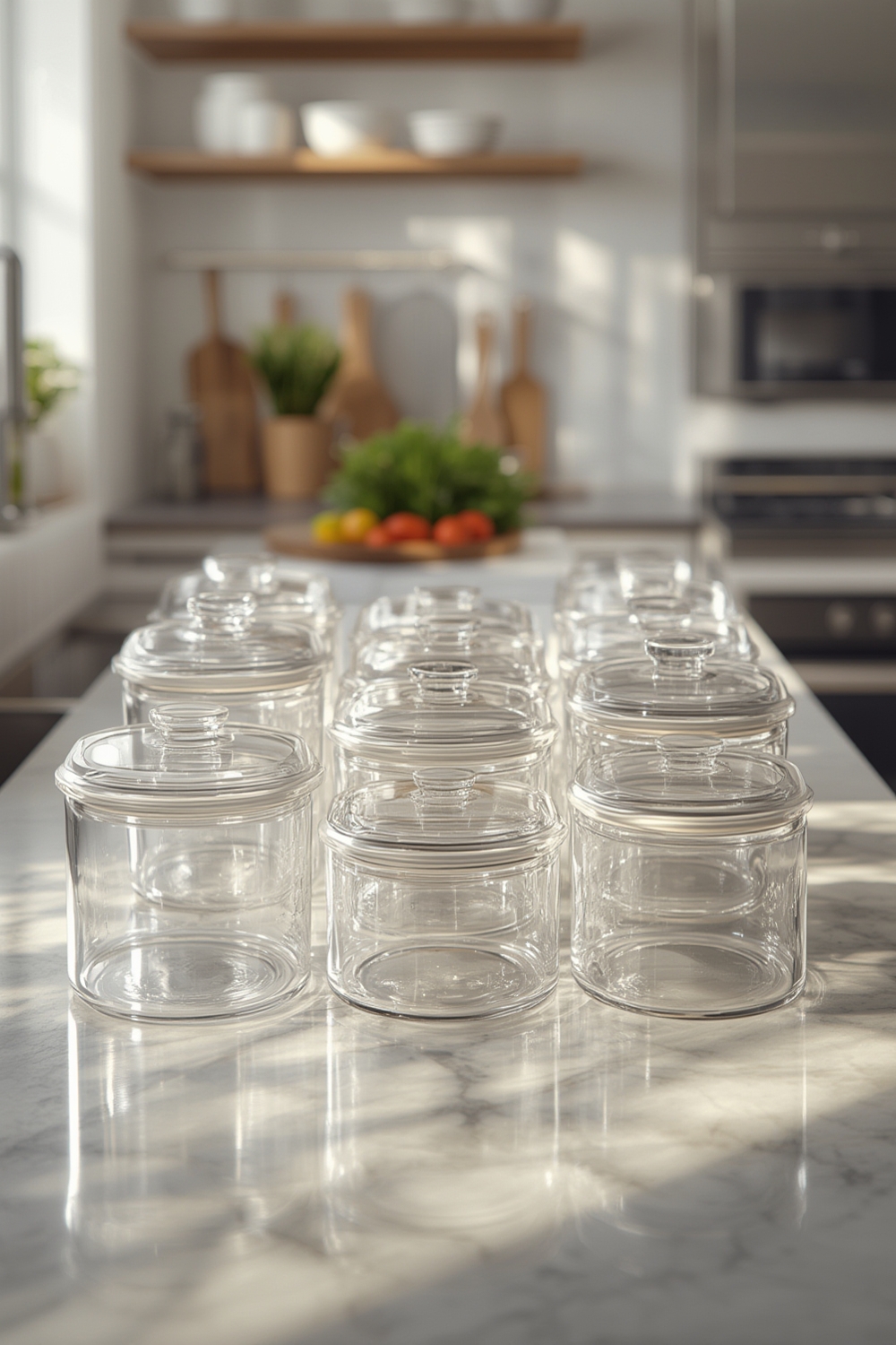 glass containers product view